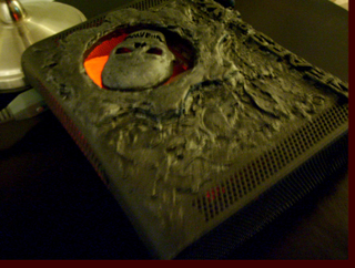 Illustration for article titled Someone's Dragon Collection Melted on this Gears of War Xbox 360